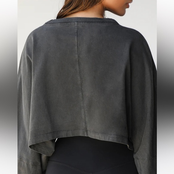 NWT Joah Brown slouchy crop long sleeve M/L - Picture 3 of 6